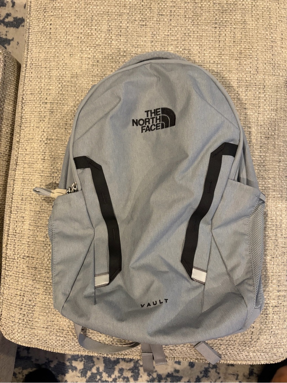 The North Face Vault Backpack in Gray with Black Accents